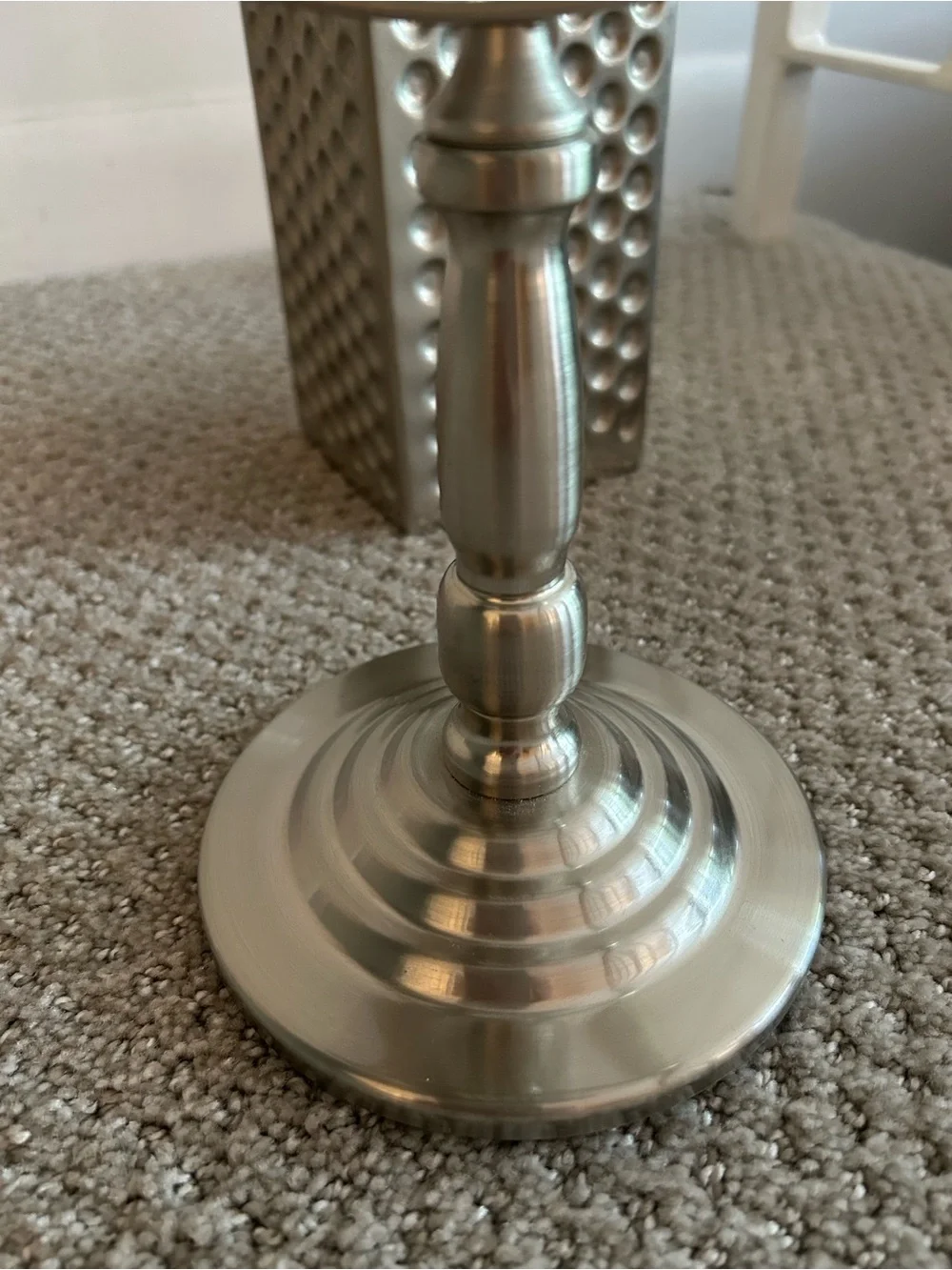 Zadro Two-Sided Tabletop Vanity Mirror in Satin Nickel Finish